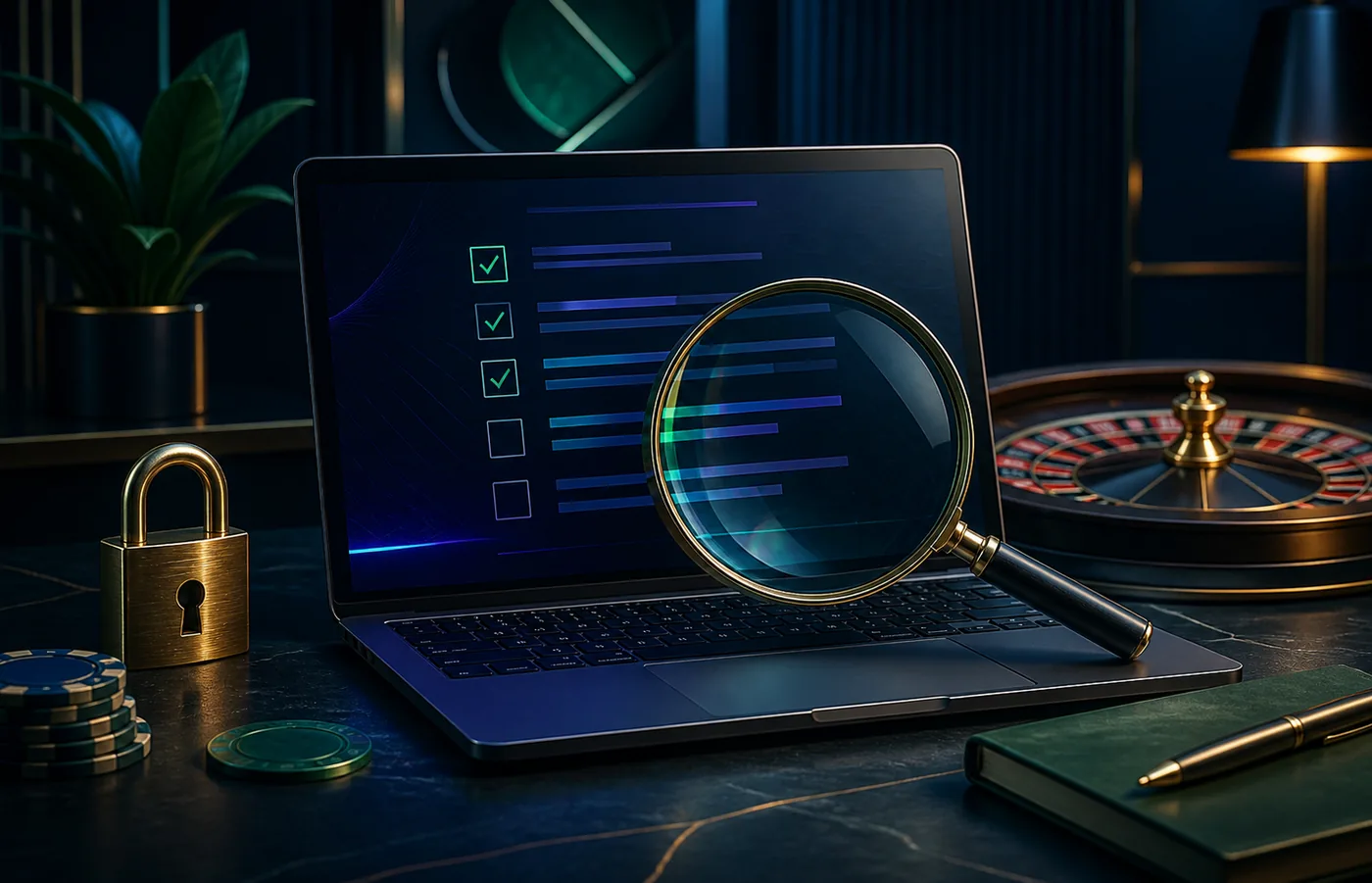 Revisão de domínio, documentos e segurança em um guia independente